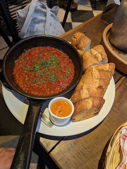 Shakshuka at El Café de Acá in Asuncion
