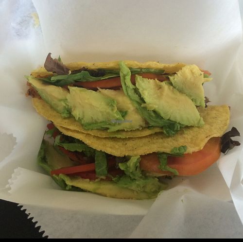 Two Tasty Tacos at Vegan Flava Cafe in Durham