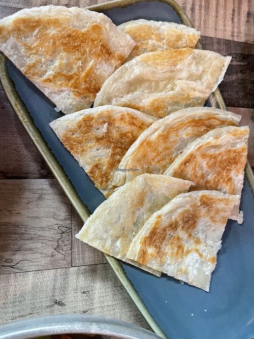 Roti bread  at Love You Long Thai in Dicky Beach