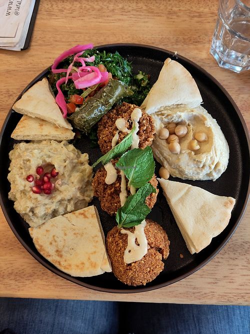 Meze vege in vegan at Lafal Food in Helsinki