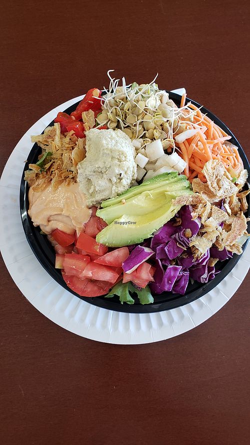 Veggie Bowl at Veggos Green Cuisine in Lake Forest