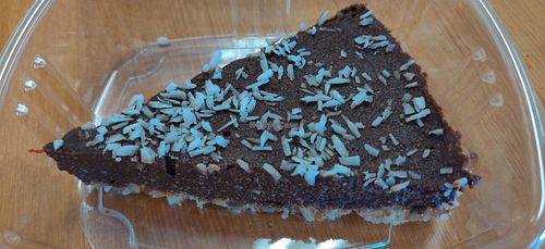 Banana pie at Veggos Green Cuisine in Lake Forest