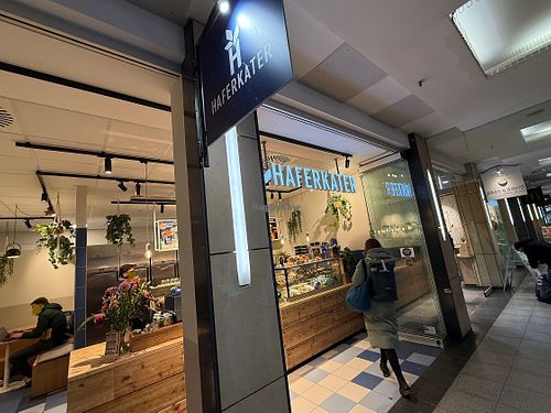 front #Veganuary at Haferkater in Mannheim