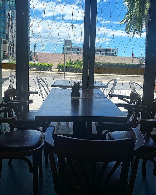 Indoor and outdoor seating   at Lola's Table in Wentworth Point