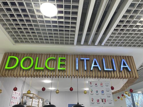 Ice creamm  at Dolce Italia in Tashkent