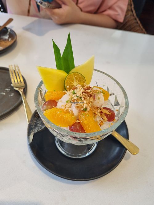 Dessert. at Vegan Mahanakhon in Bangkok