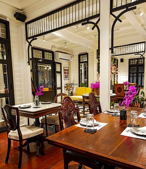 Dining Room at Vegan Mahanakhon in Bangkok