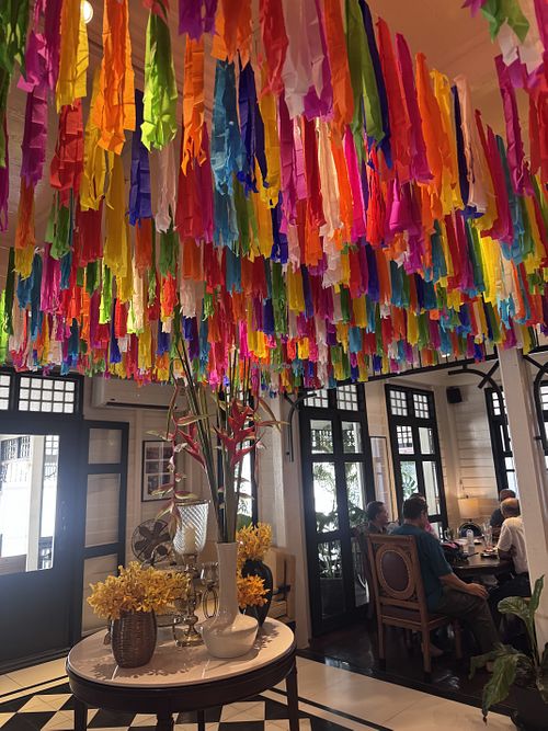 Decor  at Vegan Mahanakhon in Bangkok