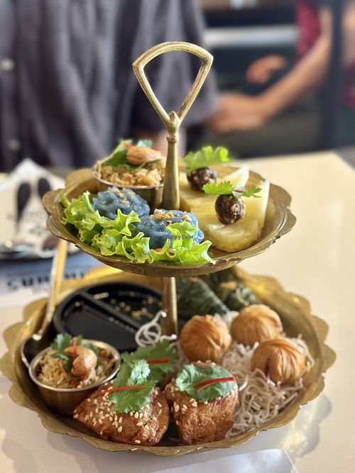 Mixed entree  #Veganuary at Vegan Mahanakhon in Bangkok