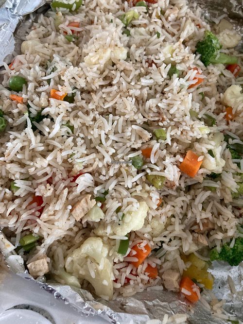 Combination fried rice at Chay Restaurant in Falls Church