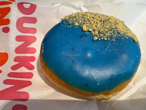 blue vegan at Dunkin' in Hamburg