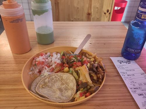 El Veggie at Los Tacos de 10 by Surfin' Tacos in Bilbao