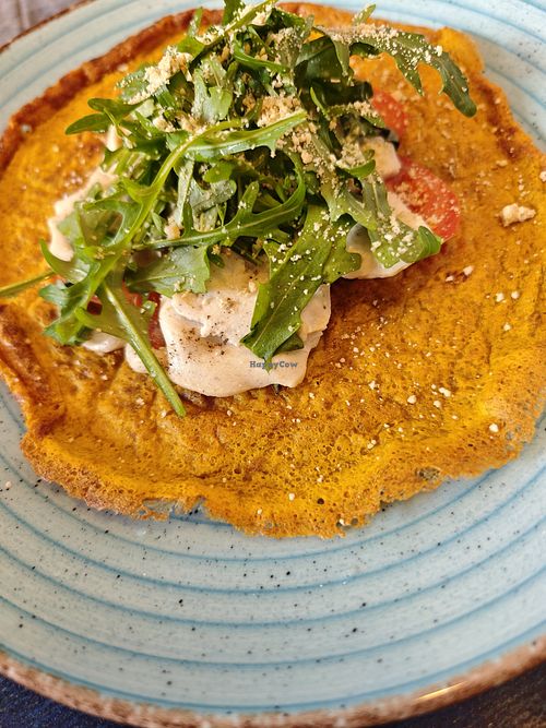 Omelette (from the brunch that happens monthly) at Meow Pizzeria Verde in Innsbruck