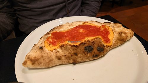Calzone at Meow Pizzeria Verde in Innsbruck