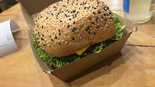 Vege patty burger  at Gorilla Kitchen - K'Road in Auckland