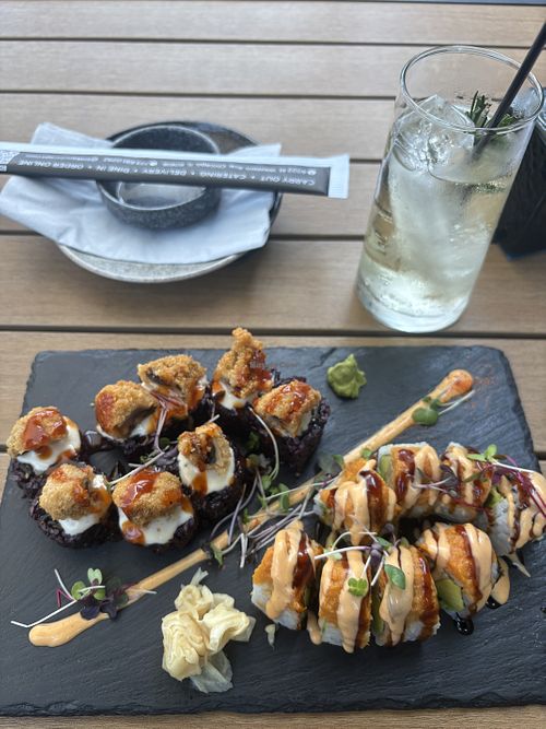 Mushroom magic and Mt Fiji   at Kraken Sushi & Beyond in Chicago