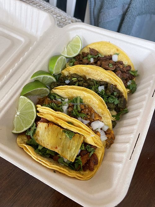   at Fredo's Vegan Tacos in Tamarindo
