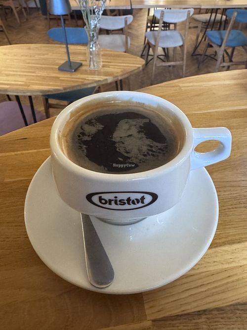 Coffee  at 2 Okna Cafe in Krakow