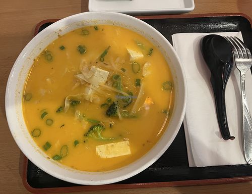 Thukpa Noodle Soup with Tofu  at Fuji Cafe & Bar in Boulder