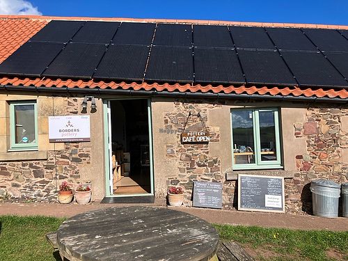 Front  at Borders Pottery in Eyemouth
