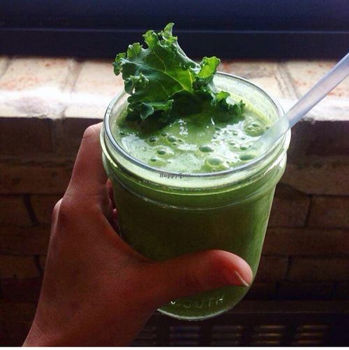 green vegan smoothies  at Sip Organic Juice Bar - Eastown in Grand Rapids