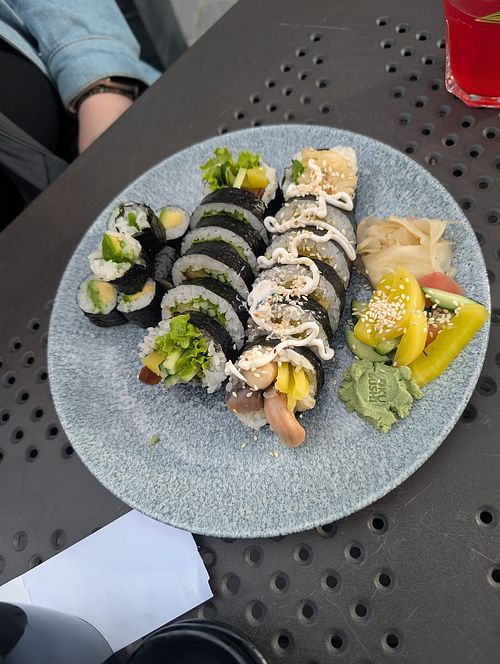 Vegan rolls at KOKU Sushi in Gniezno