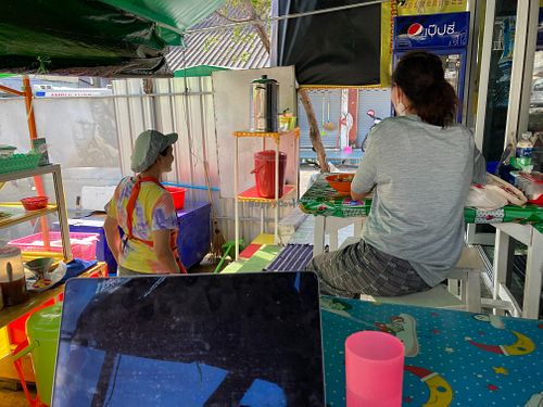 staff at Vegan and Vegetarian Restaurant in Phuket