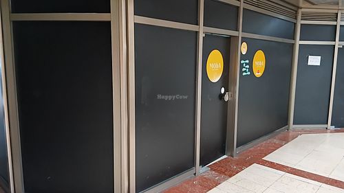 Behind the black exterior... at Moba Plantbased in Belgrade