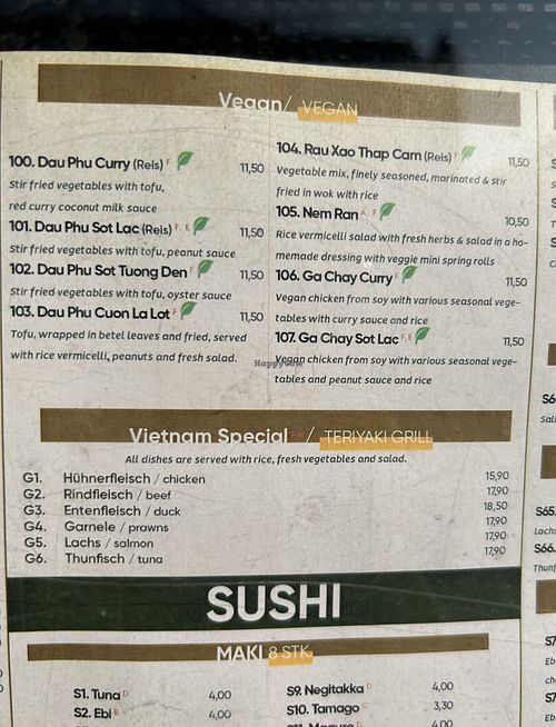 Vegan friendly menu options   at Blossom in Berlin