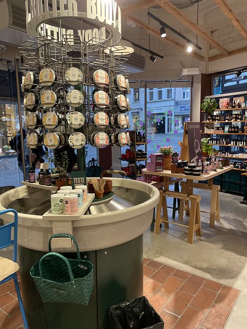 Inside shop  at The Body Shop in Bonn