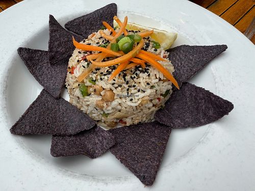 Chickpea salad at The Wooden Monkey in Halifax