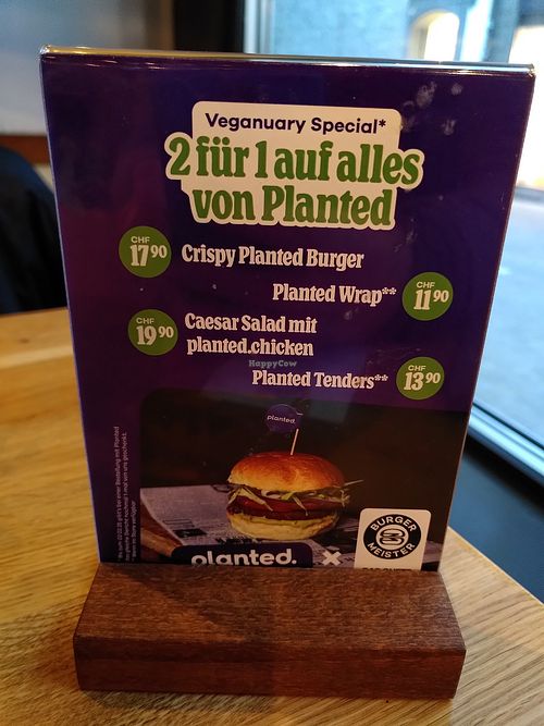 Wrap und Tenders leider nicht erhältlich in SG at Burgermeister Spisertor in St Gallen