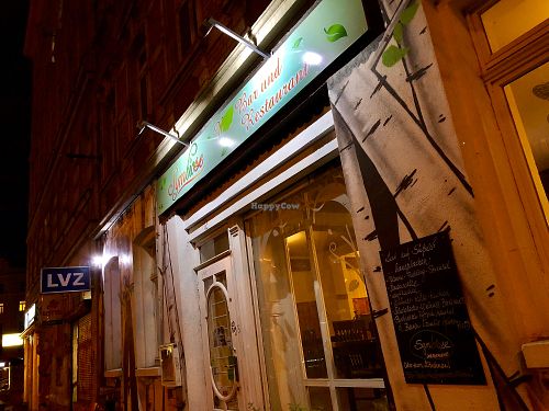 outside at Symbiose in Leipzig