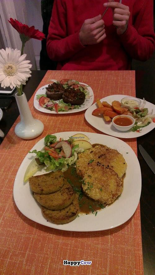 2 appitizers + main dish at Symbiose in Leipzig