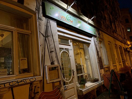 outside at Symbiose in Leipzig