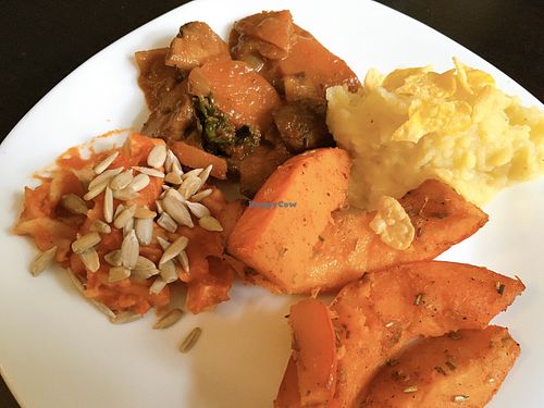 mixed platter at Symbiose in Leipzig