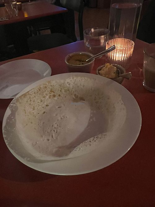 coconut hopper at Trinco in South East London