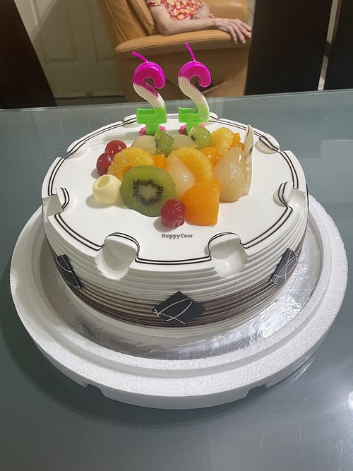 “Pandora” Birthday Cake  at Yong Lin Vegetarian Bakery - 永林素之味 in Taichung