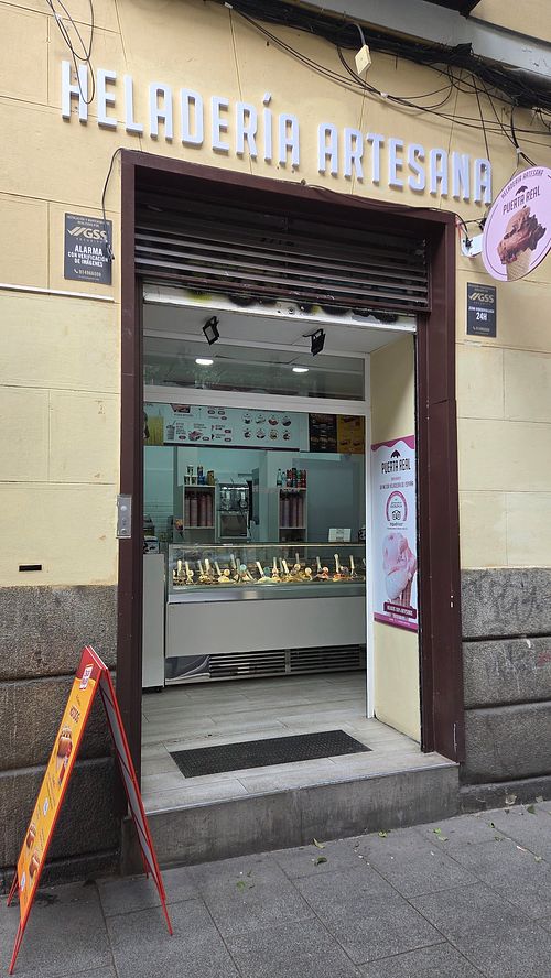 This now appears to be an ice cream parlour! at Galipán Lavapiés in Madrid