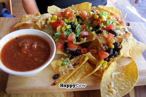 Vegan Nachos at Lola Rosa - Parc in Montreal