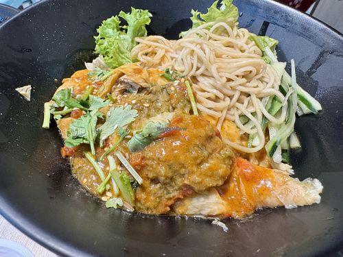 Kale signature chicken noodles soup  at Kale by KangSu 康素 @ The Adelphi in Central Singapore