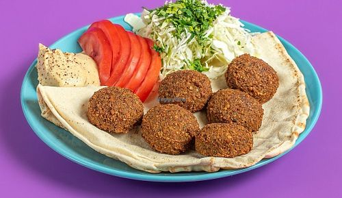 Falafel portion at Falaifel in Thessaloniki