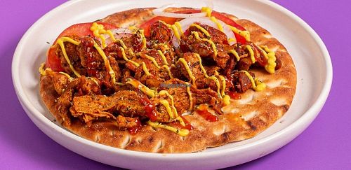 Soy gyros at Falaifel in Thessaloniki