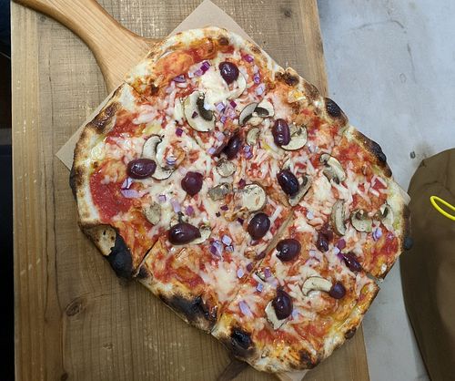 vegan fungi at Ovale in Hoboken