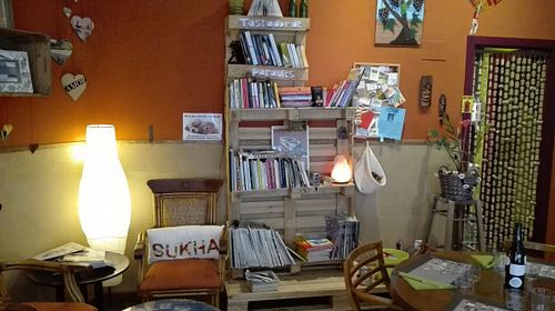 Little reading and relax area :-) at Sukha in Castelldefels