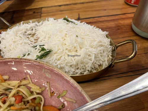 Plain rice $8.95  at Laddu Gopal Pure Vegetarian Restaurant in Truganina