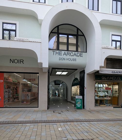 Entrance from street at SAM'S KITCHEN in 