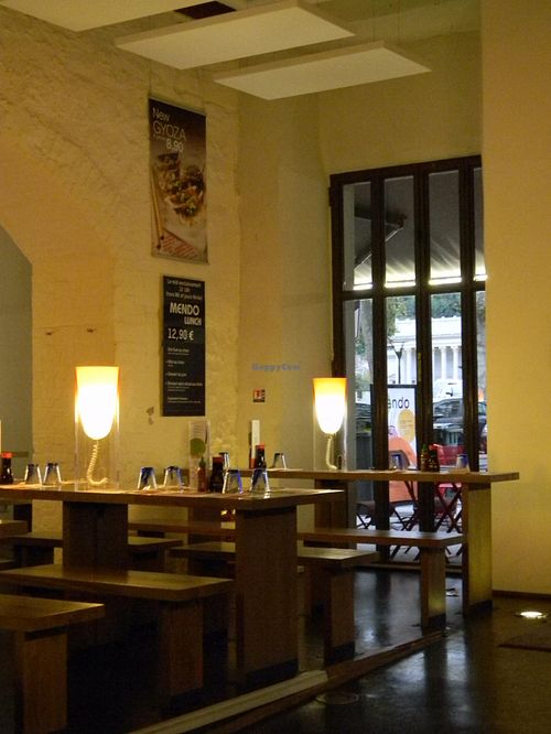 sitting area at Mendo in Lyon