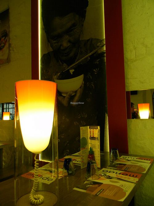 our table at Mendo in Lyon