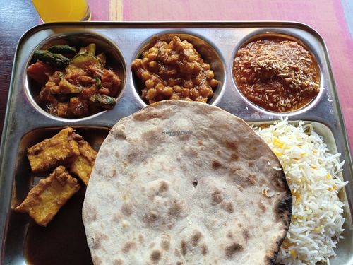 vegan thali at Tasty India in Cologne
